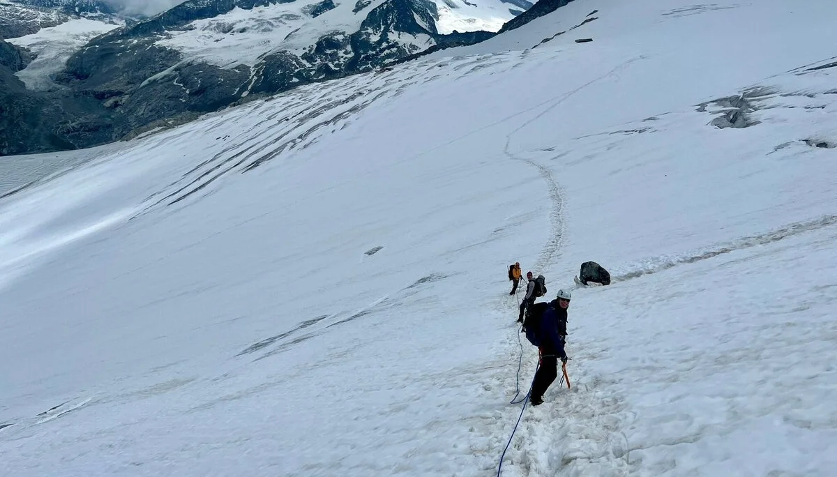 Krimmlertörlkees, Aufstieg zum Maurertörl, hinten Großvenediger | © Dr.Axel Wohlfahrt