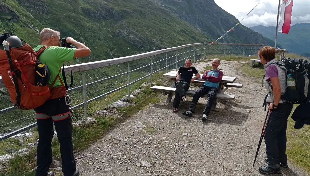 Abschied von der Essener und Rostocker Hütte | © Hubert Stadler
