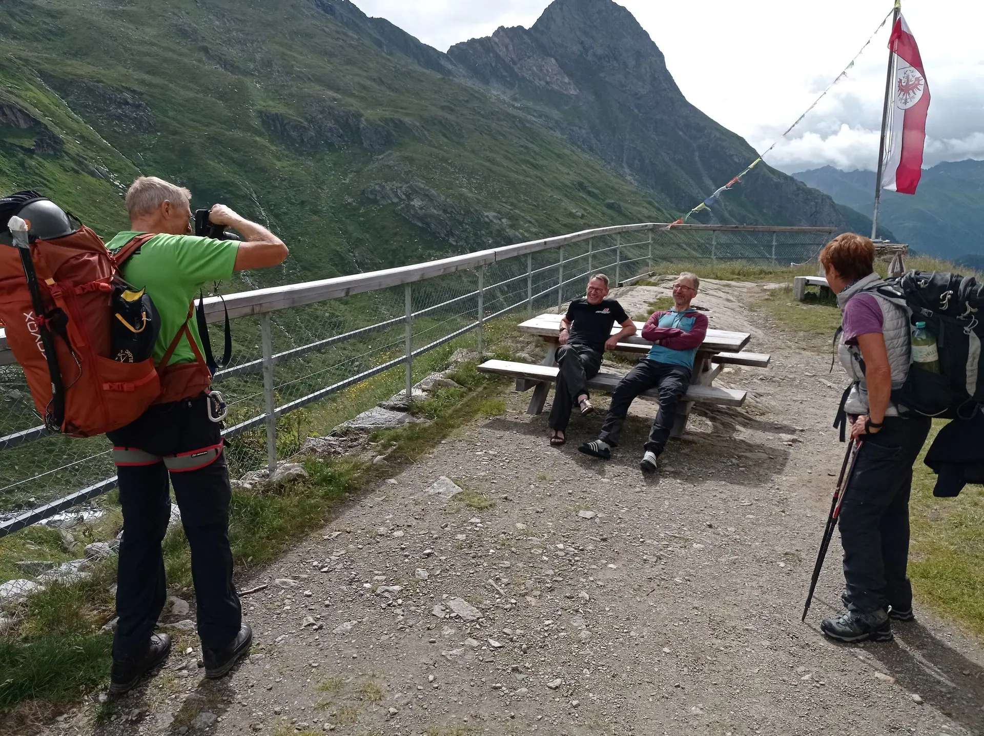 Abschied von der Essener und Rostocker Hütte | © Hubert Stadler