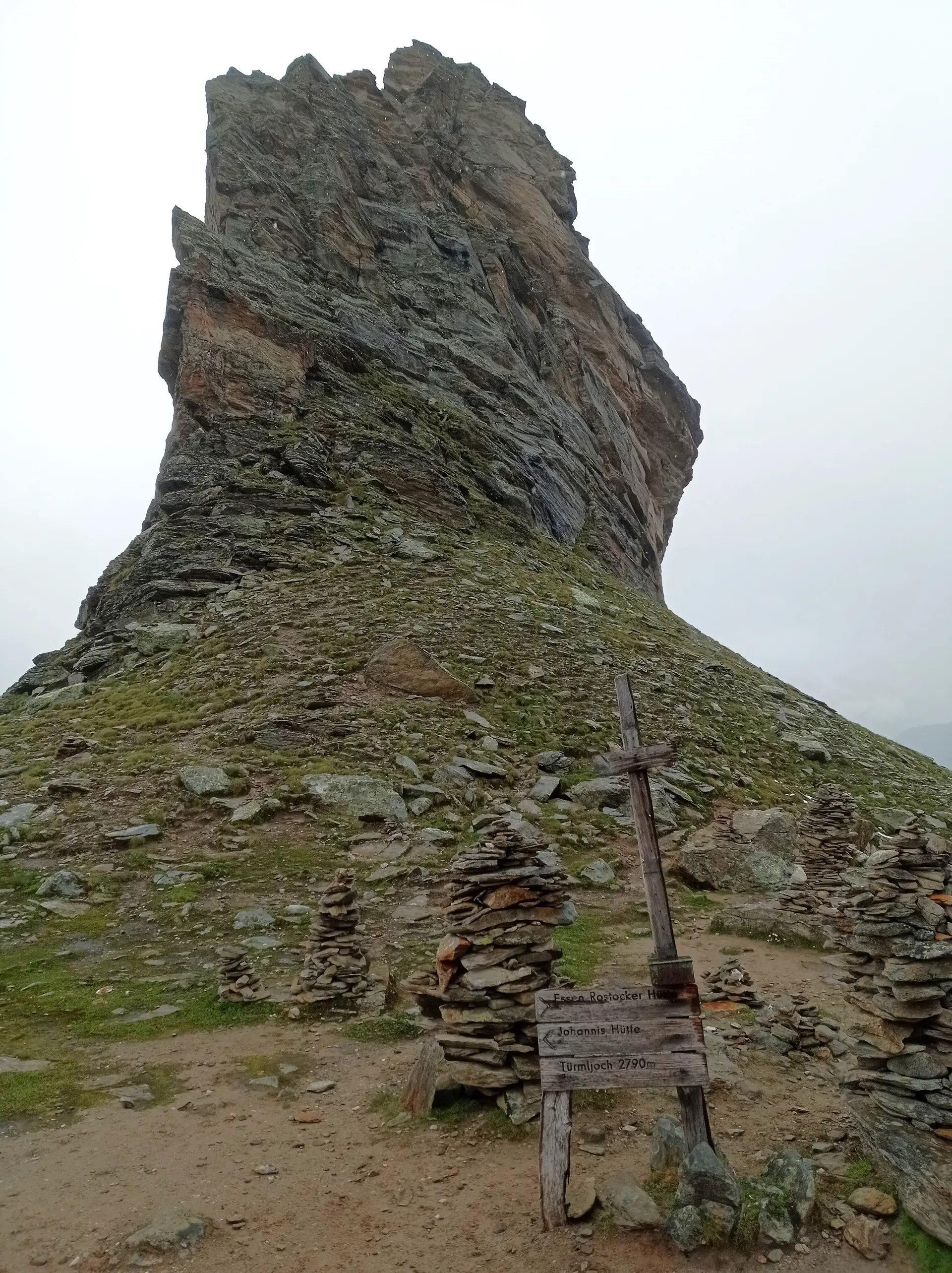 Türmljoch (2772m) mit Türml (2844m) | © Hubert Stadler