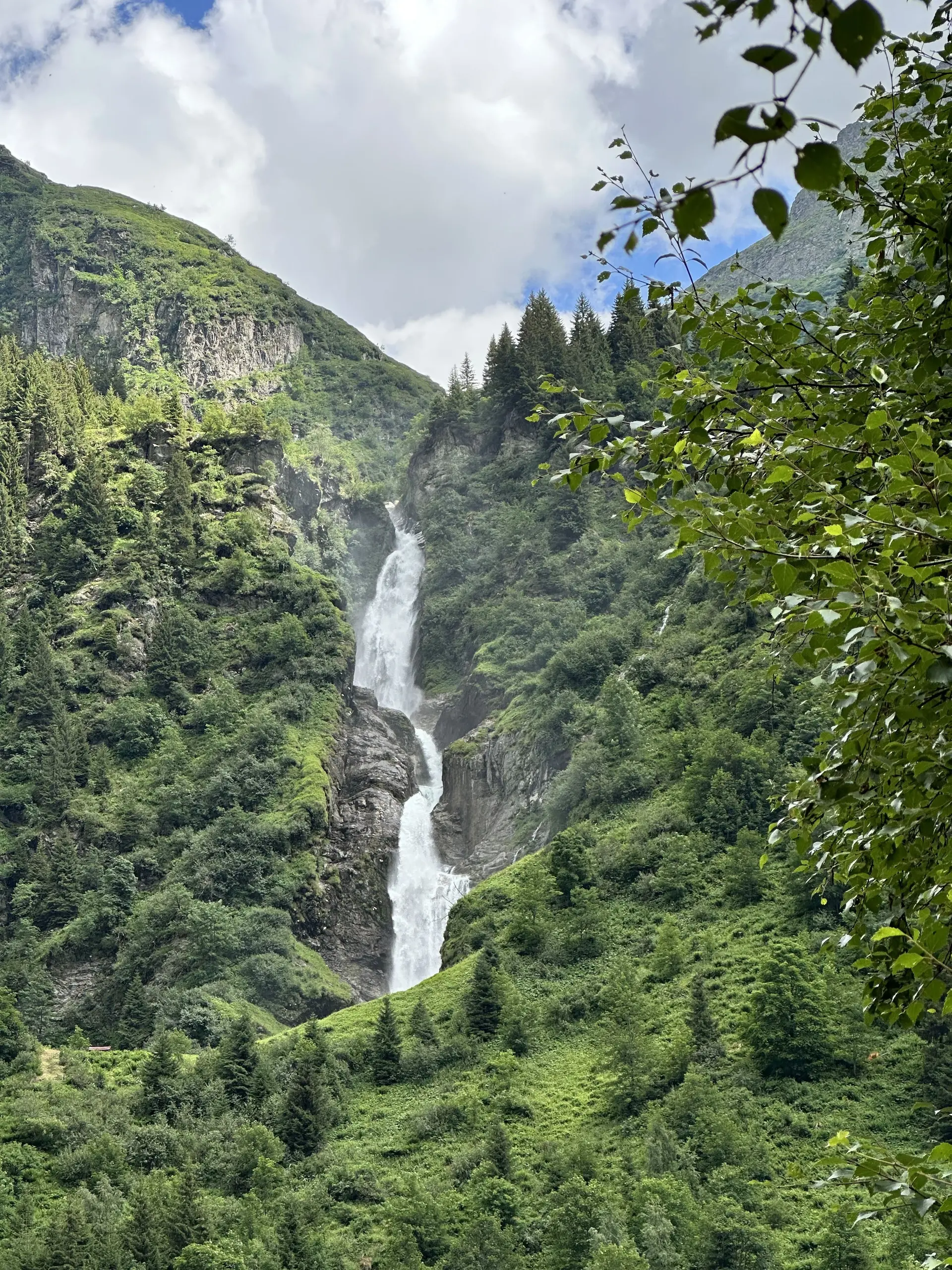 Unterhalb des 'Stäuber', Wasserfall des Brünnibaches | © Christine Ullrich