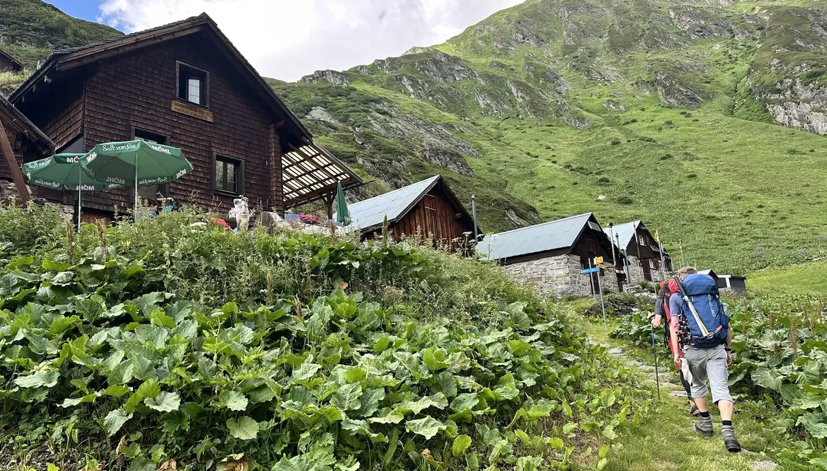 Ankunft an der Hinterbalmhütte | © Christine Ullrich