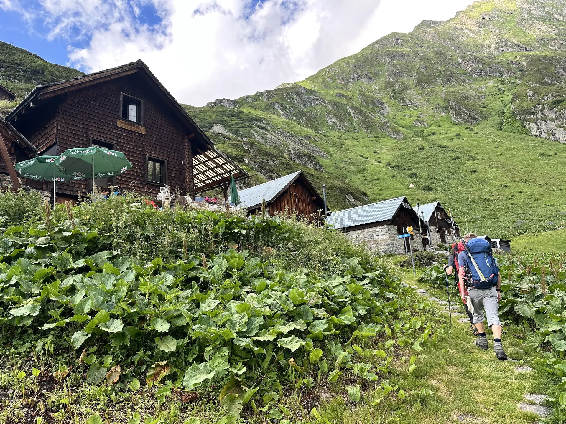 Ankunft an der Hinterbalmhütte | © Christine Ullrich