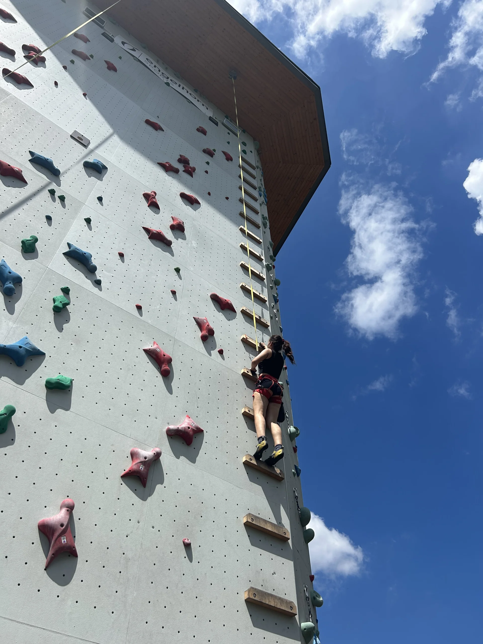 mädchen beim speedkllettern | © leonie hoffmann