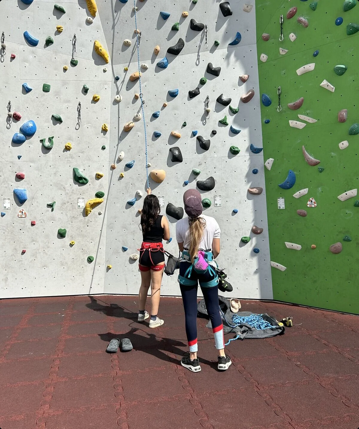 mädchen beim sichern | © leonie hoffmann