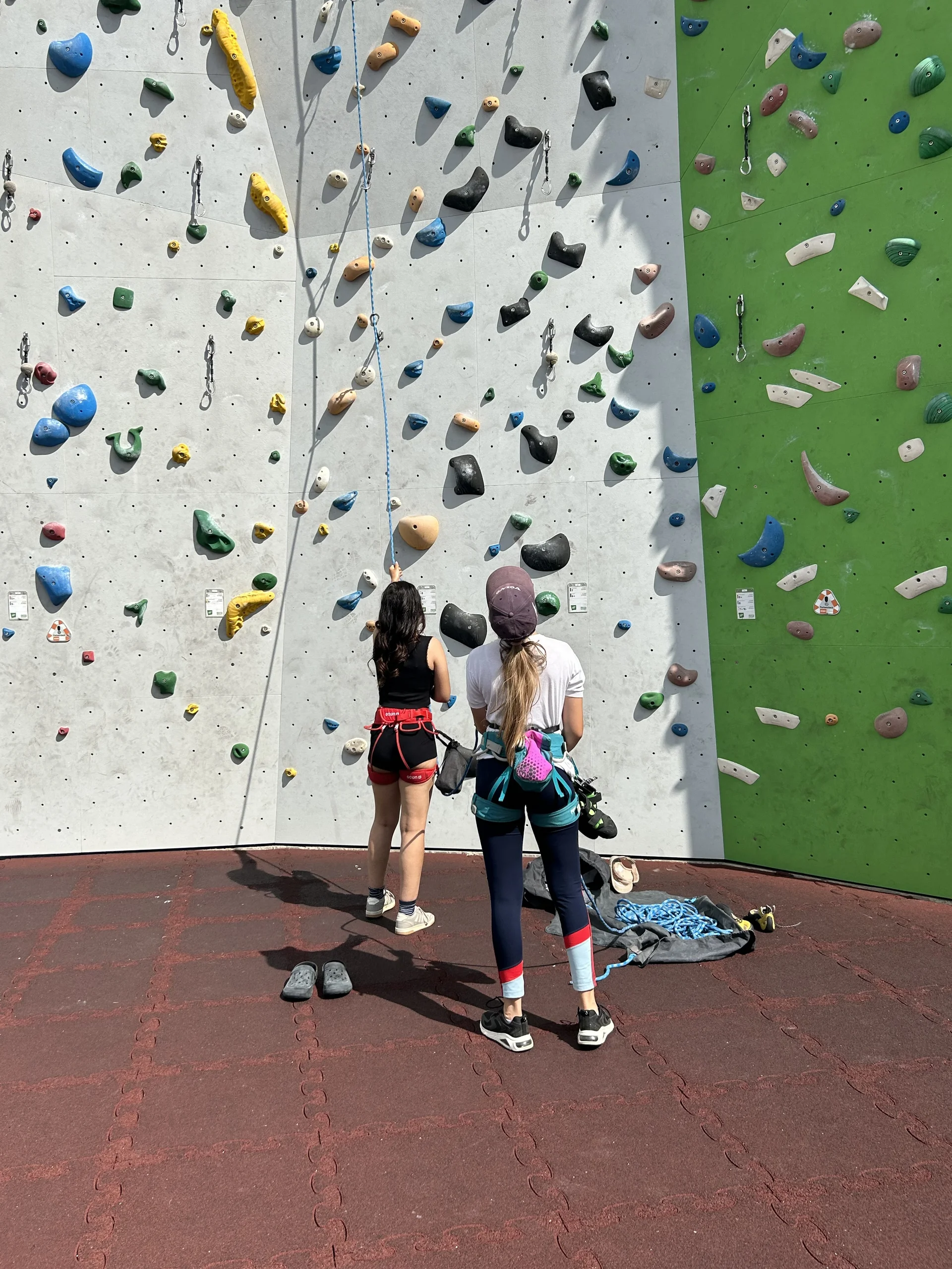 mädchen beim sichern | © leonie hoffmann